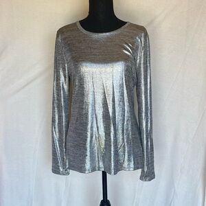 Michael Kors Silver Long Sleeved Shirt